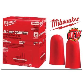 Milwaukee Earplugs - Case of 100